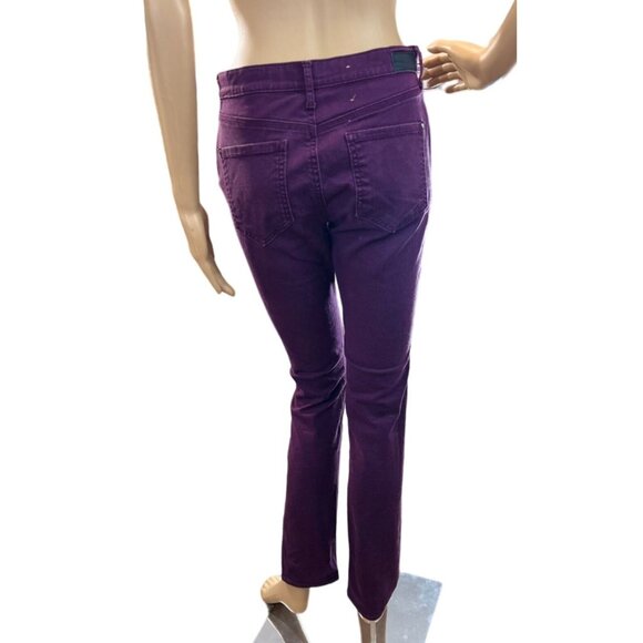 (5 for $25) DKNY Purple Soho Skinny Jeans size 2 - Picture 2 of 5